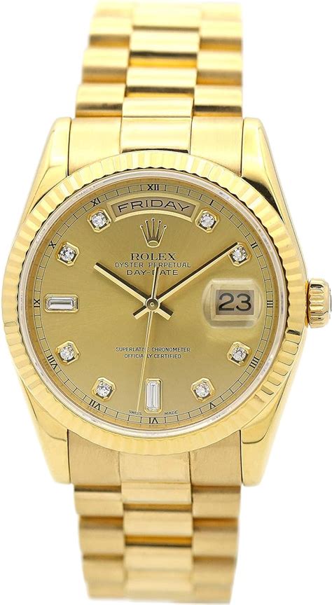 rolex herren 38|Rolex 18 ct gold.